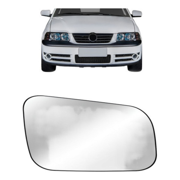 Lente Retrovisor Gol G3 G6 1998 A 2008 Térmico Mega Descont