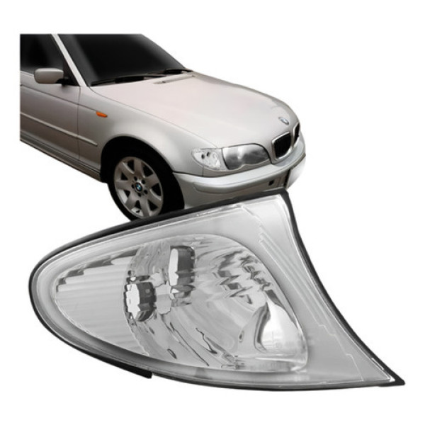 Sinaleira Dianteira Serie 3 02 03 04 05 Cristal Borda Cromad