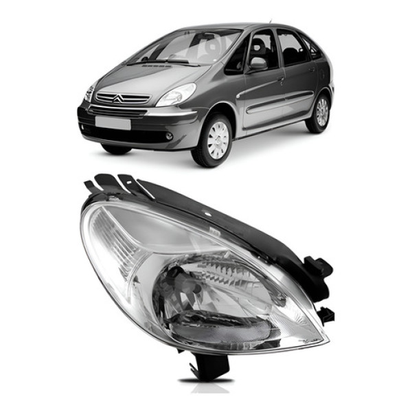 Farol Picasso 05/2010 Eletrico Sem Motor Lente Lisa Oferta