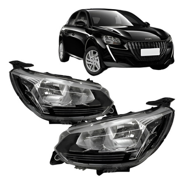 Par Farol Para Peugeot 208 Allure 2020 21 2022 2023