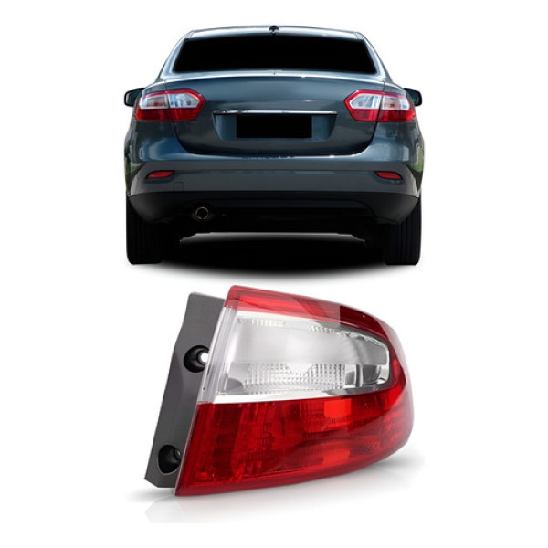 Lanterna Traseira Fluence 2010 2011 2012 2013 A 2016 Sem Led
