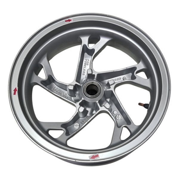 Roda Traseira Suzuki Burgman 400 2010 Detalhes 55234 Prateado
