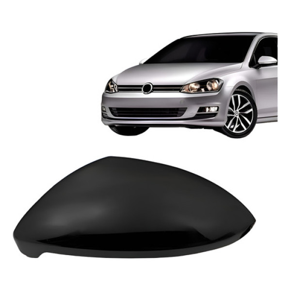 Capa Retrovisor Golf 2014 2015 2016 Com Furo Pisca Primer