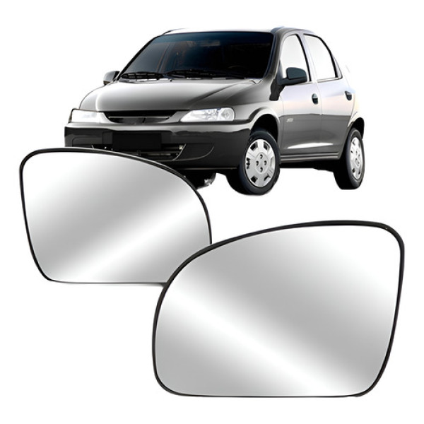 Par Lente Retrovisor Celta 2000 01 2002 2003 2004 2005 2006
