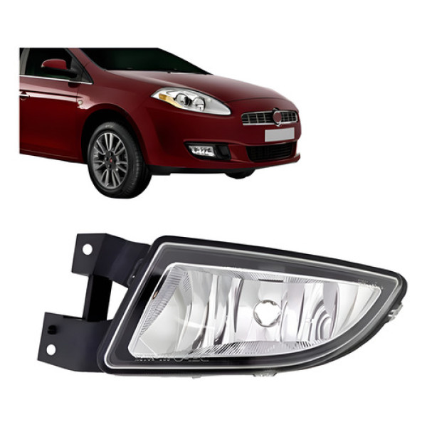 Farol Milha Para Fiat Bravo 2011 2012 2013 Auxiliar Neblina