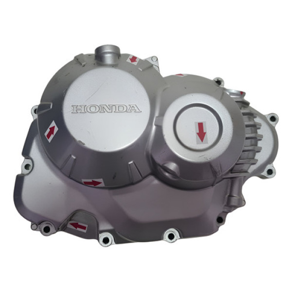 Tampa Embreagem Honda Cg 160 Fan 2025 Orig Detalhe 56452 Prateado