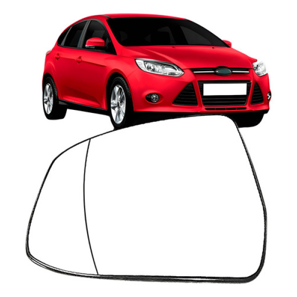 Lente Retrovisor Focus 2008 A 11 12 13 2014 Térmico Asféri