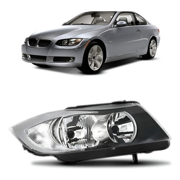 Farol Bmw Série 3 2006 2007 2008 2009 Sem Projetor Oferta