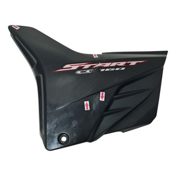 Carenagem Lateral Esq Honda Cg 160 Start 16/24 Detalhe 57271 Preto