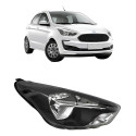 Farol Ford Ka 2019 2022 Mascara Negra Manual Lado Direito Direito/passageiro