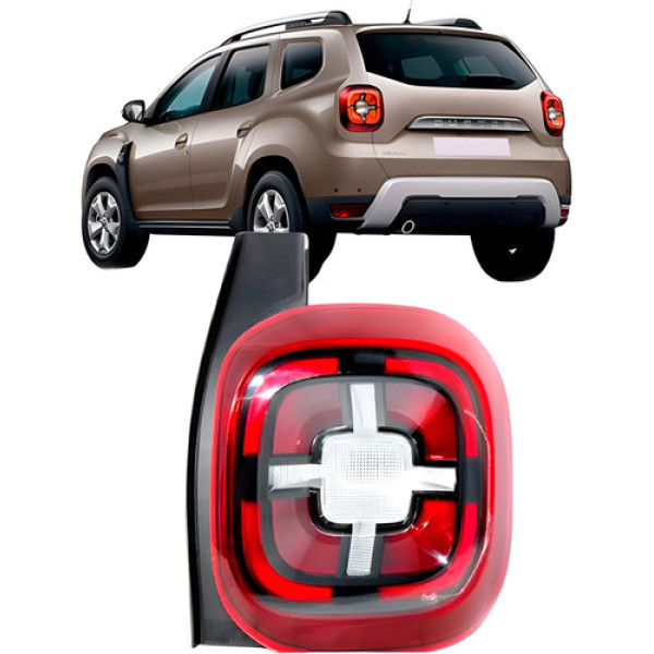 Lanterna Para Renault Duster 2021 A 2024 Sem Led
