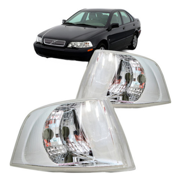 Par Pisca Seta Volvo S40 2002 A 2004 Cristal