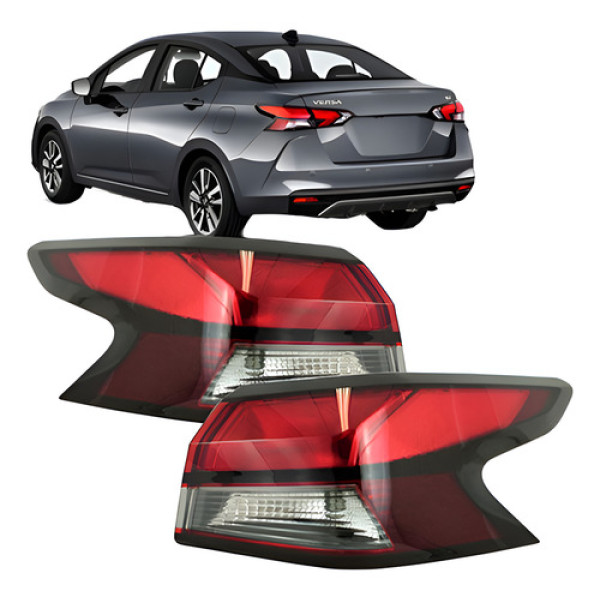 Par Lanterna Traseira Versa 2020 2021