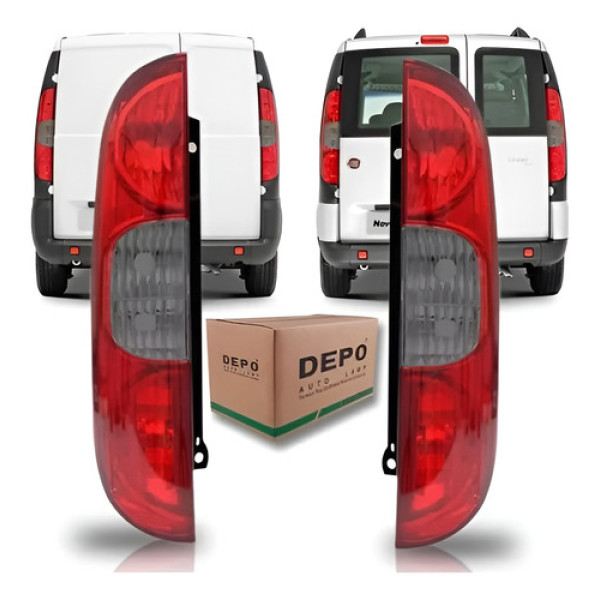 Lanterna Traseira Fume Doblo 09 A 21 Fiorino 14 A 25 Depo