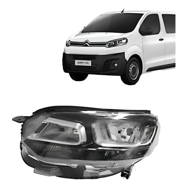 Farol Jumpy 2018 2019 A 2024 Elétrico Com Motor Tyc Esquerd