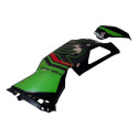 Carenagem Lateral Kawasaki Zx6r 636 20/22 L/d Quebrada 59867 Preto