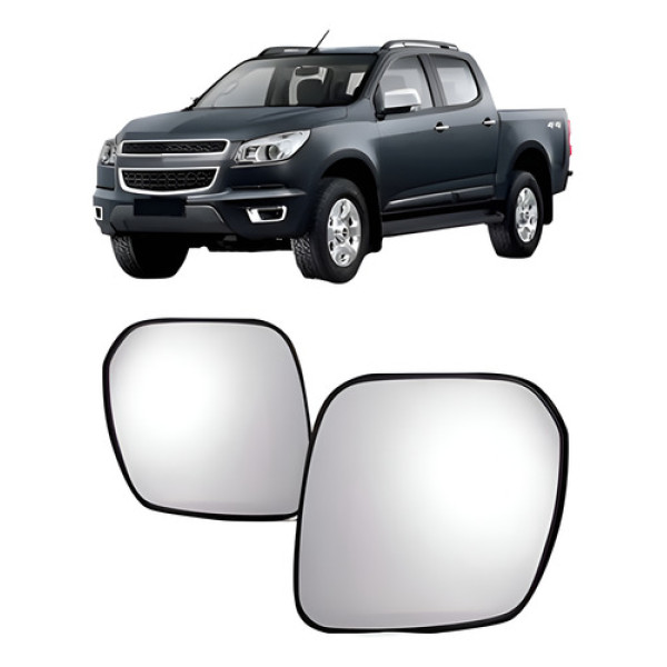 Par Lente Retrovisor S10/trailblazer 2012 A 2016 Elétrico