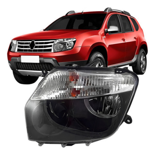 Farol Duster 2010 2011 2012 2013 2014 2015 Fumê Com Garanti