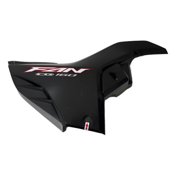 Carenagem Lateral Cg 160 Fan 22/24 L/d Orig Avaria 57327 Preto
