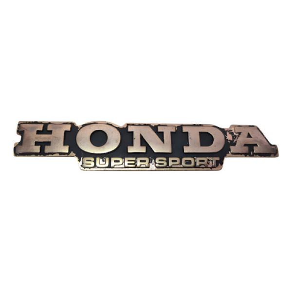 Emblema Honda Tanque Cb750 Super Sport Orig Detalhes 54417 Dourado-escuro