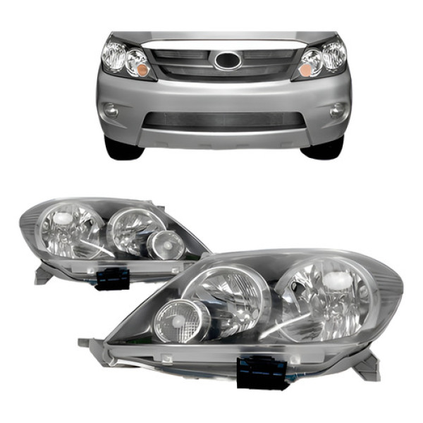 Par Farol Hilux Sw4 2004 A 2008 Cromomix