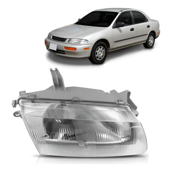 Farol Mazda Protege 323 1995 A 1997 Modelo Original