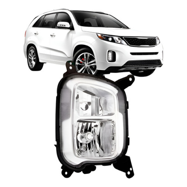 Farol De Milha Auxiliar Sorento 2014 2015 Foco Simples