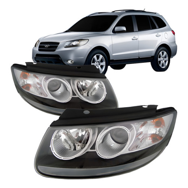 Par Farol Santa Fe 2007 2008 2009 2010 Mascara Negra Ambos Lados