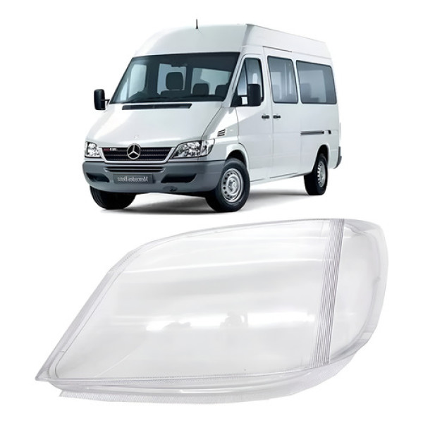 Lente Farol Sprinter 2006 2007 2008 2009 2010 11 12 Esquerdo Esquerdo/motorista