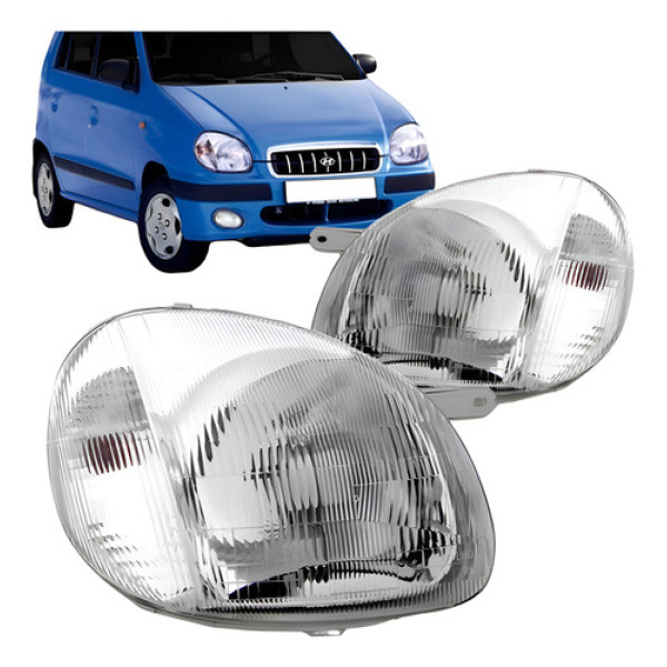 Farol Para Hyundai Atos 1998 1999 2000 Esquerdo/motorista