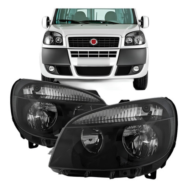 Par Farol Fiat Doblo 2010 11 12 2013 Manual Elétrico Fumê