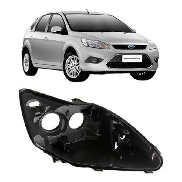 Carcaça Farol Para Ford Focus 2009 2010 2011 2012 2013