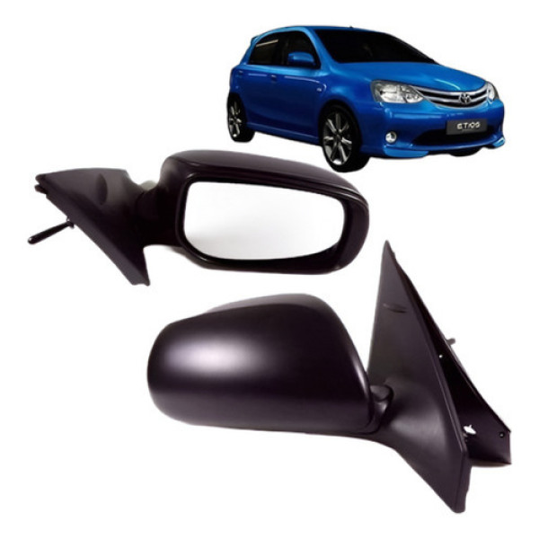 Retrovisor Etios Toyota Hatch Sedan 2013 2014 2015 Esquerdo