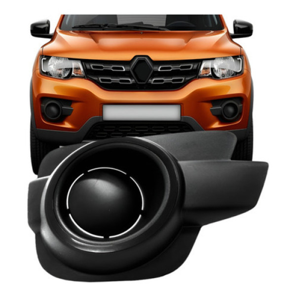 Moldura Milha Kwid 2017 2018 2019 Sem Furo