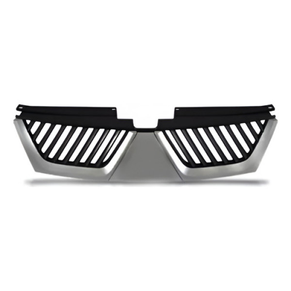 Grade Radiador Outlander 2007-2009 Moldura Cinza