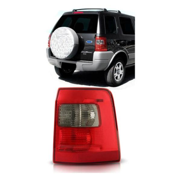 Lanterna Traseira Lado Ford Ecosport 2004 05 06 2007 Fume