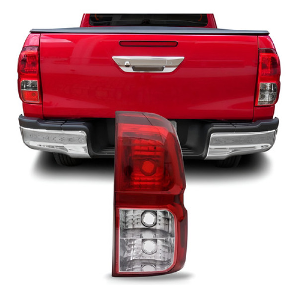 Sinaleira Traseira Hilux Srv 2016/2018 C/soquete Mod Koyto