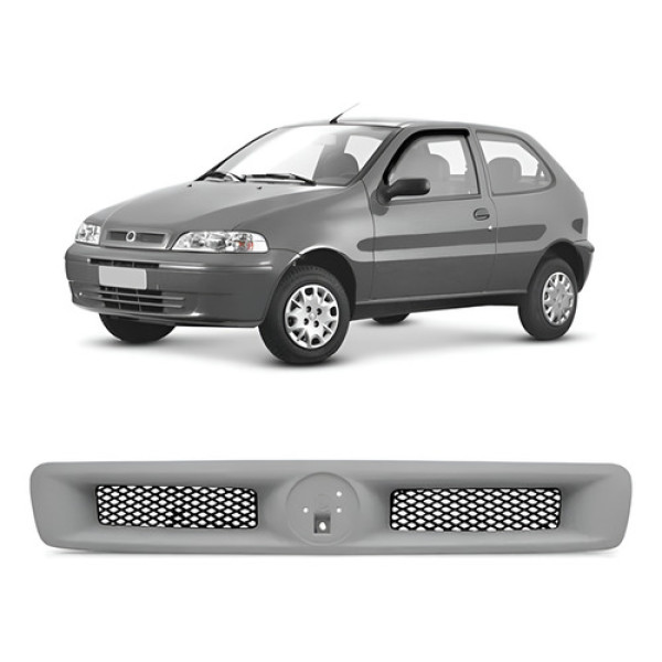 Grade Radiador Palio 2001 2002 2003 Primer Cinza