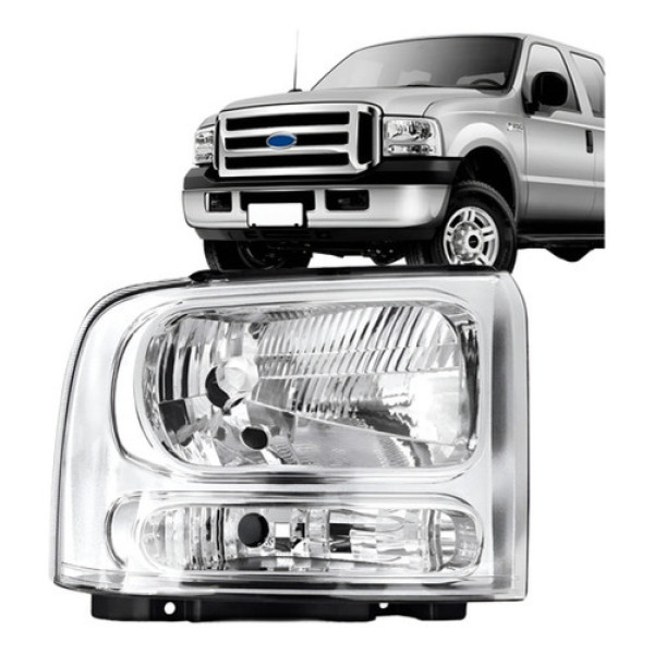 Farol F250 2006 2007 2008 2009 2010 2011 Manual H4 Promoção