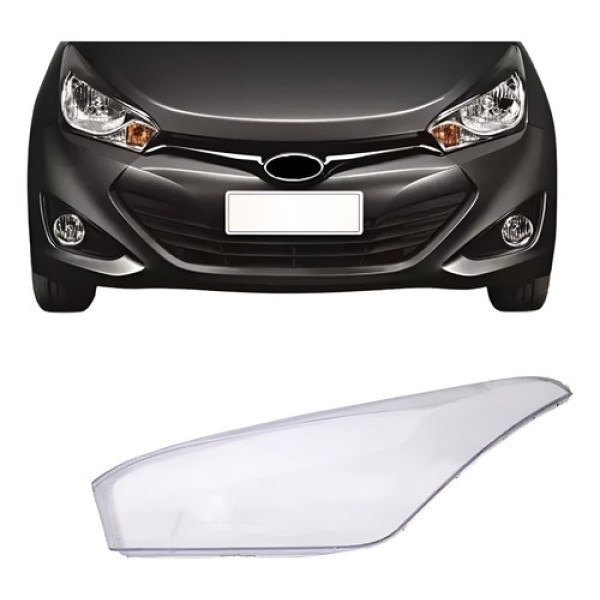 Lente Farol Hyundai Hb20 2013 2014 15 16 17 18 2019 Esquerdo
