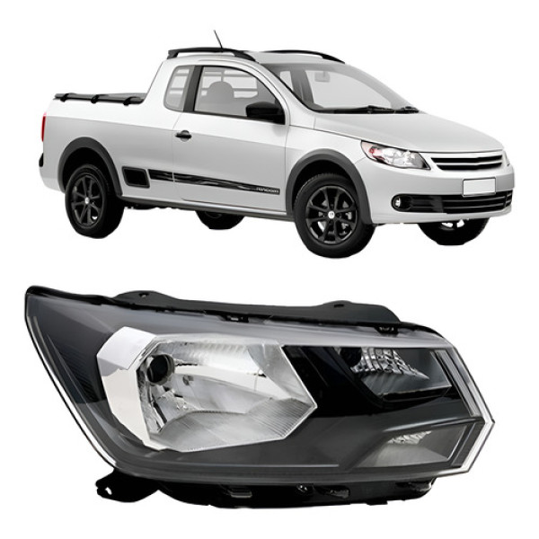 Farol Foco Simples Saveiro G8 2018 2019 2020 2022