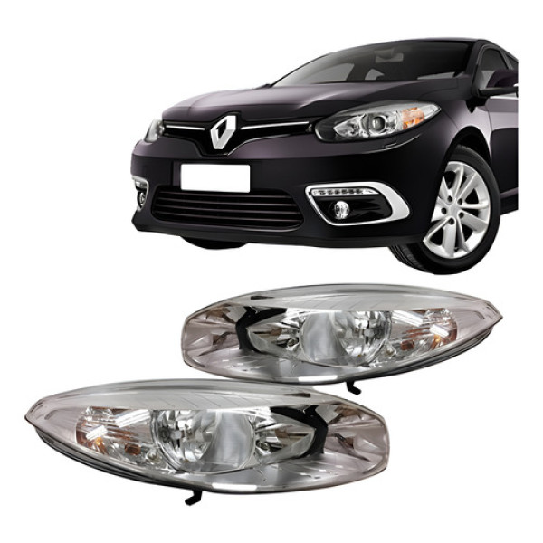 Farol Fluence Renault 2010 2011 2012 2013 2014