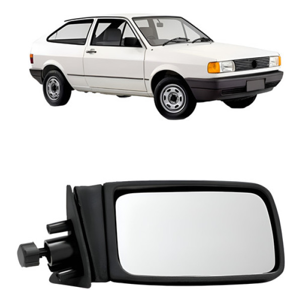 Retrovisor Vw Gol 1987 1988 1989 A 1993 1994 Com Controle