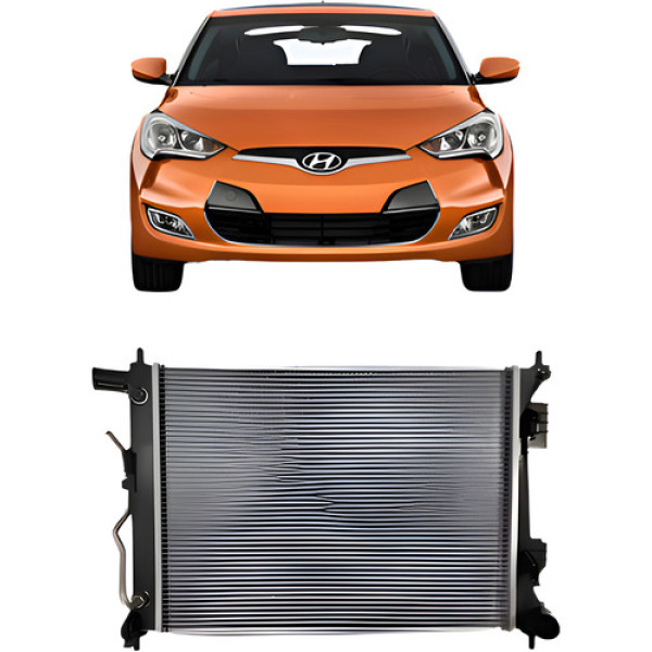 Radiador Hyundai Veloster 1.6 Automático 2011 2012 2013 C/ar