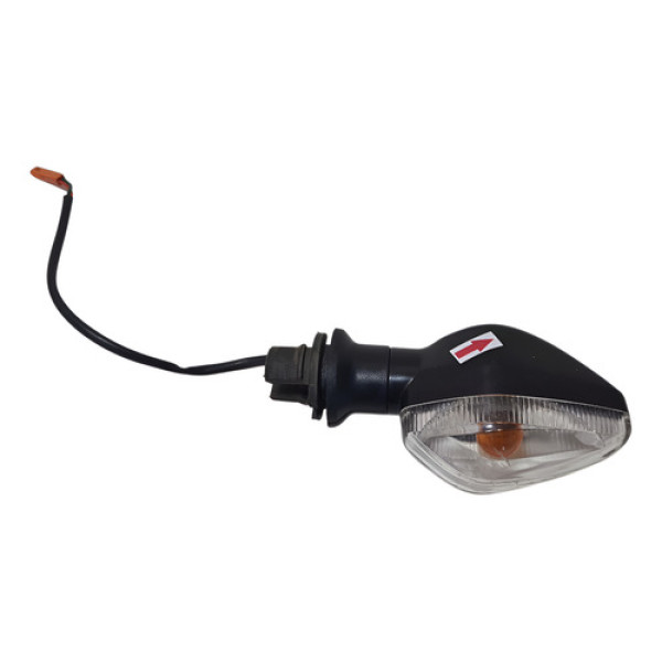 Pisca Dianteiro Esq Honda Cg 160 Original Detalhes 57722 Preto