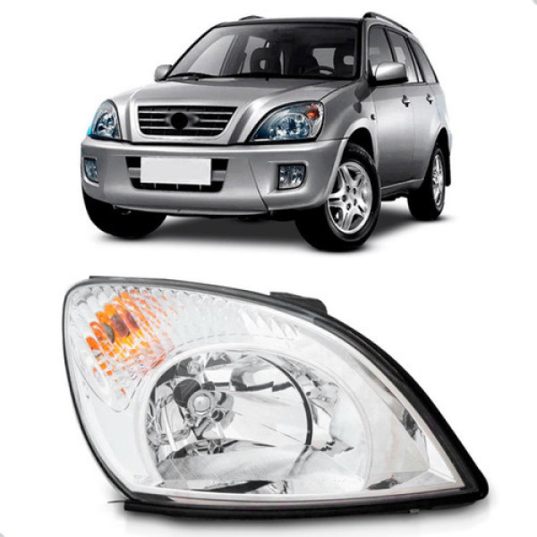 Farol Tiggo 2010 2011 2012 2013 Foco Manual