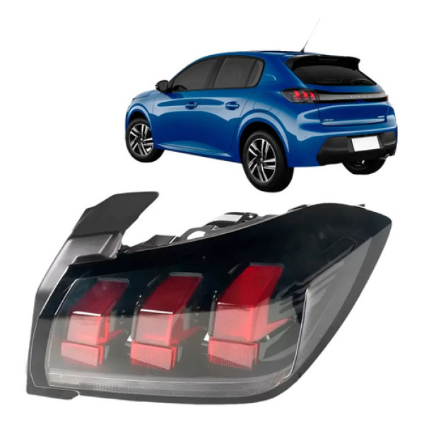 Lanterna Traseira Peugeot 208 2020 2021 2022 23 2024 Direita