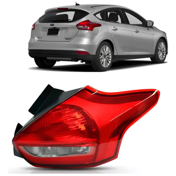 Lanterna Traseira Lado Focus Hatch 2016 2017 2018 S/ Led Tyc