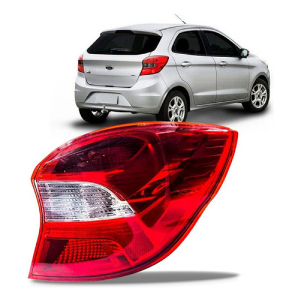Lanterna Traseira Ka Hatch 2019 2020 2021 Bicolor C/garantia
