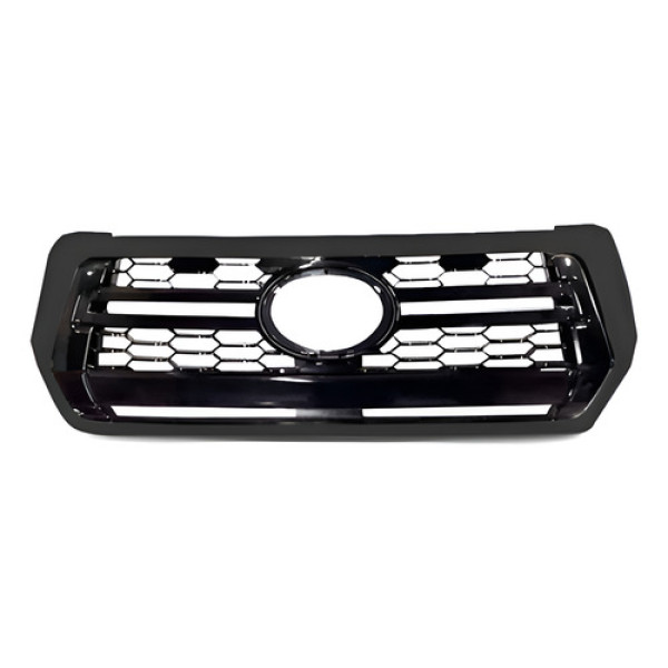 Grade Radiador Hilux Srv 2018-2020  Friso Cinza Escuro Preto